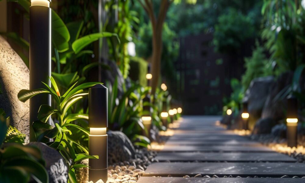 Jakie lampy ogrodowe najlepiej podkreślą naturalne piękno roślinności w ogrodach