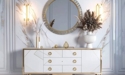 Jakie dodatki pasują do mebli w stylu glamour