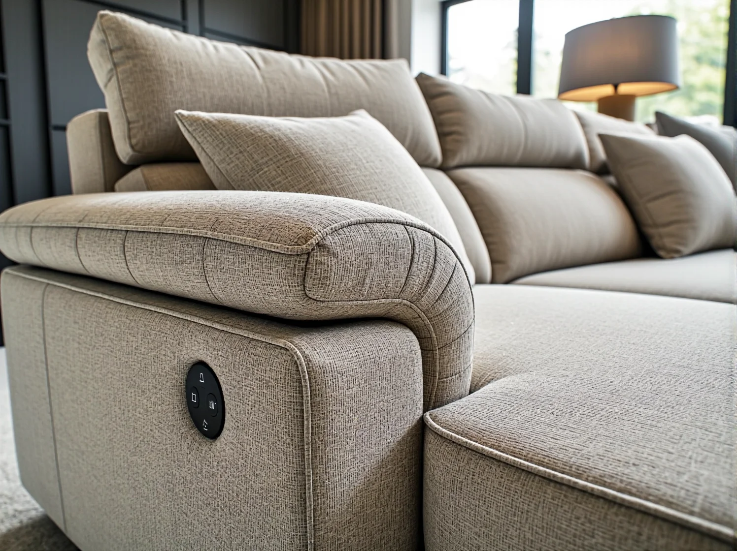 Pielęgnacja tapicerki narożnika z masażem przy użyciu miękkiej ściereczki i delikatnych środków.