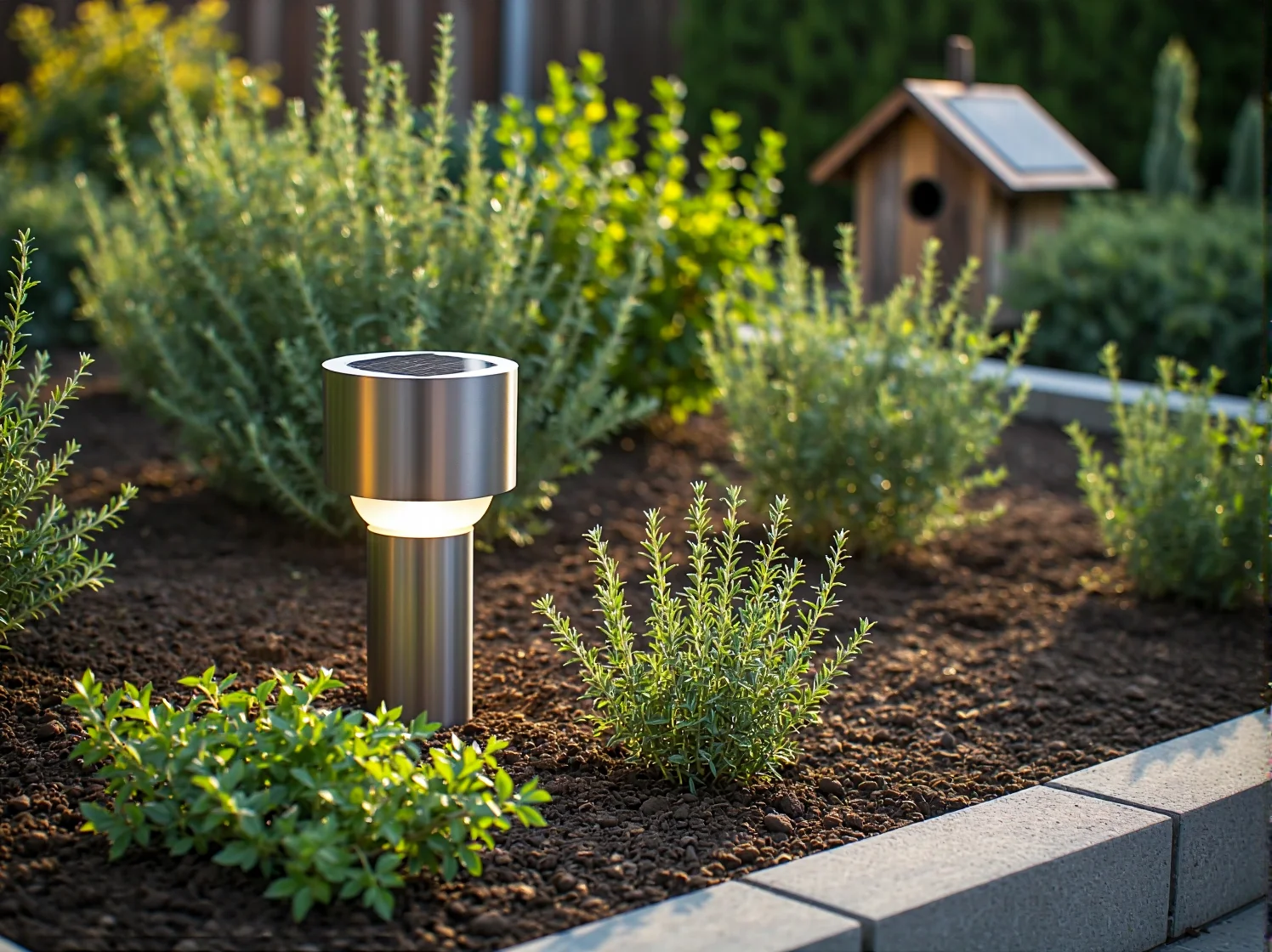 Zabezpieczone lampy solarne przygotowane do zimowania w suchym miejscu.