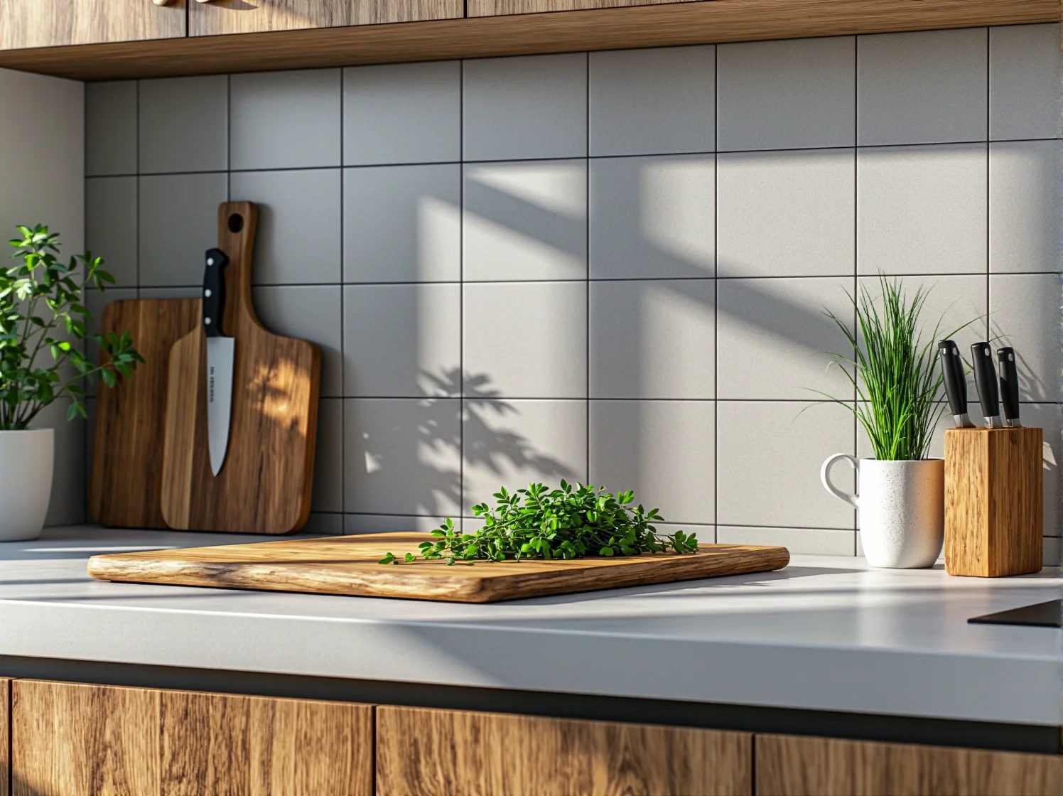 Nowoczesne oświetlenie LED w małym ogrodzie, tworzące przytulną atmosferę po zmroku.