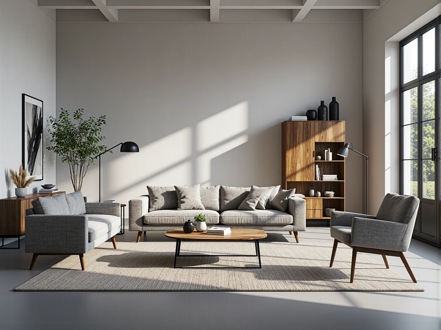 Galeria zdjęć rodzinnych w starej ramie okiennej. Pomysłowy sposób na wyeksponowanie wspomnień na ścianie.