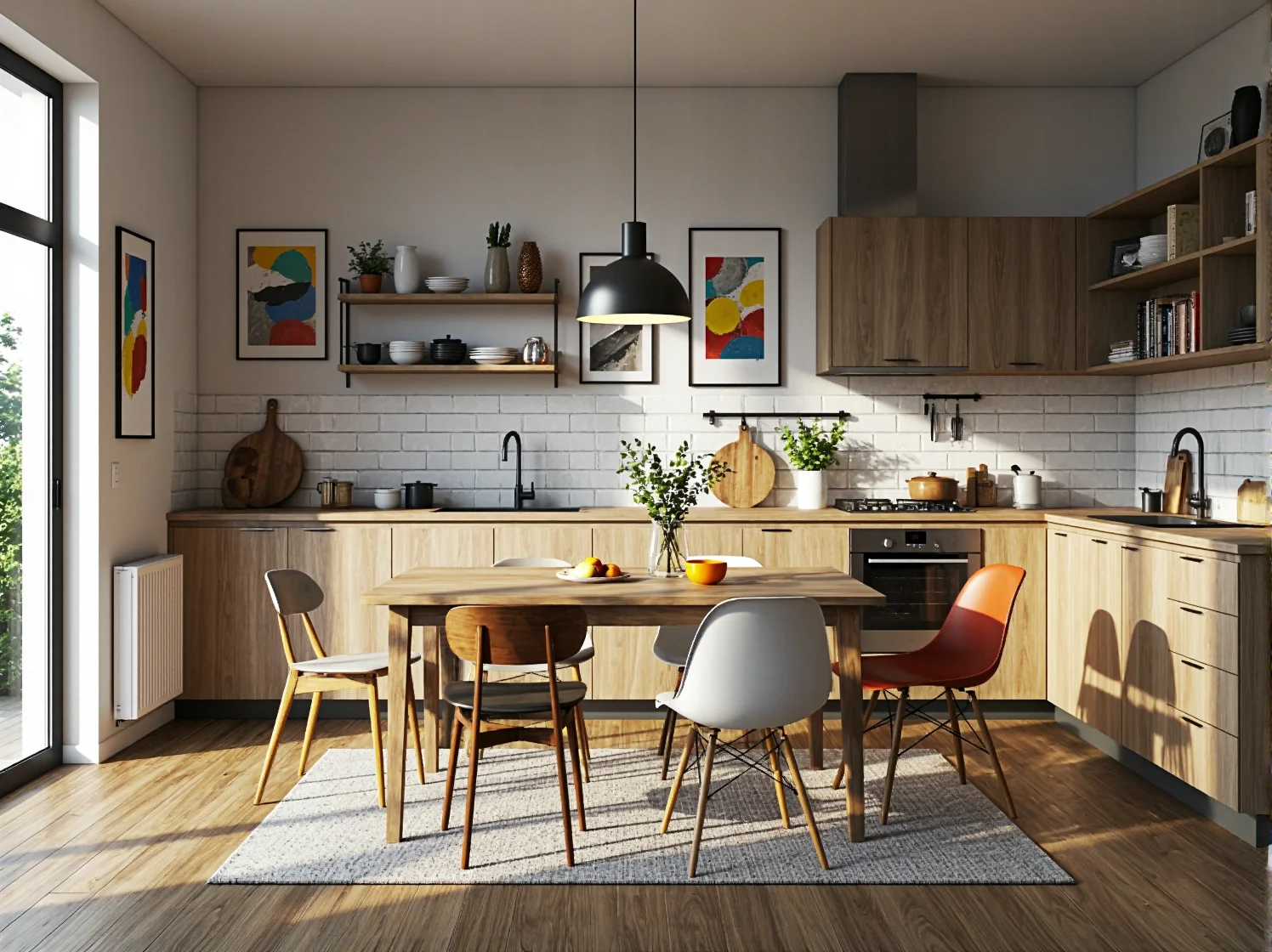 Inspiracje na modne wnętrza w 2025: skandynawska kuchnia z retro dodatkami w rozmowie z projektantem.