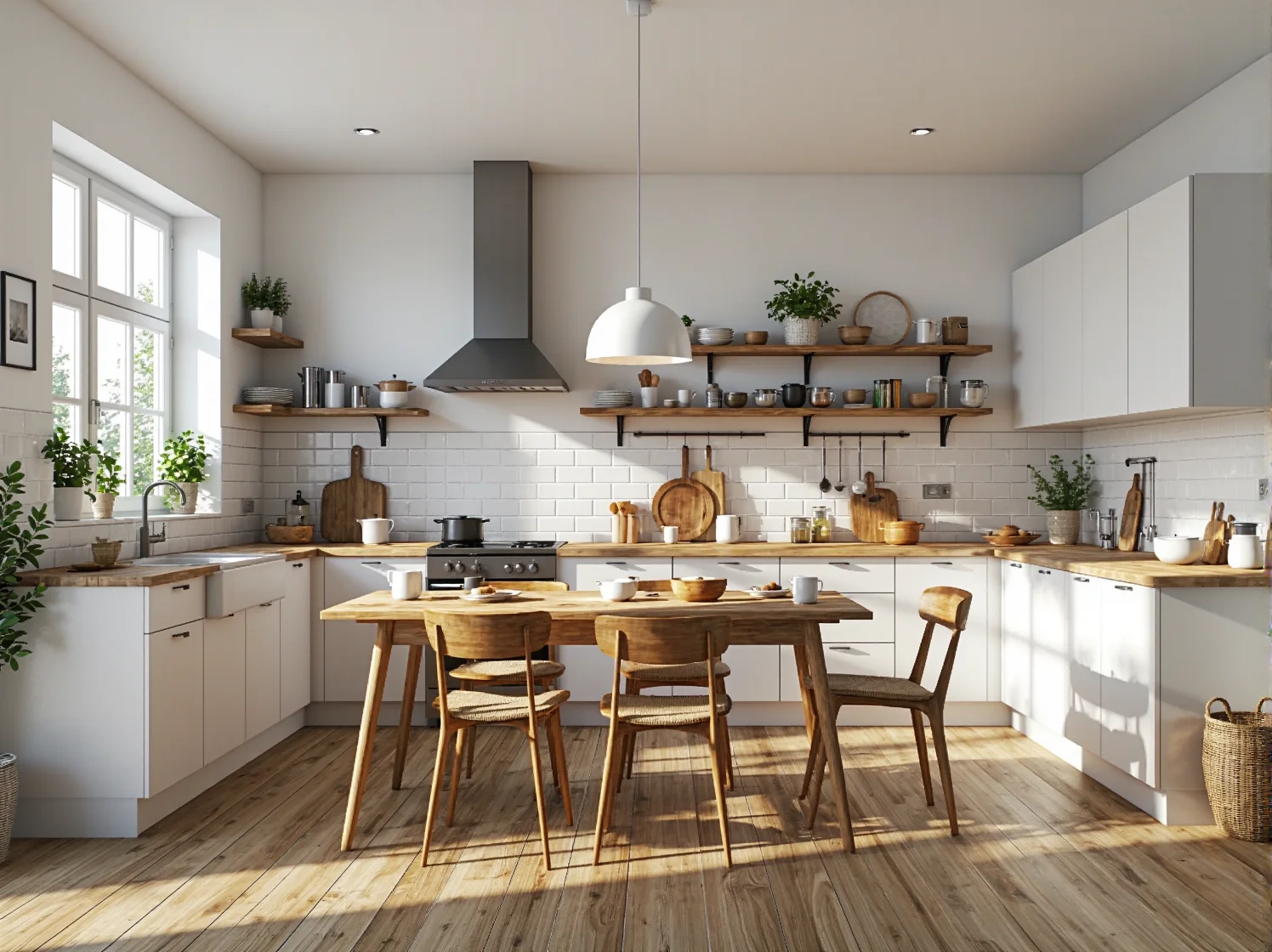 Jak podzielić strefę nauki dla rodzeństwa? Biurka oddzielone regałem, tworzące indywidualne miejsce do pracy.