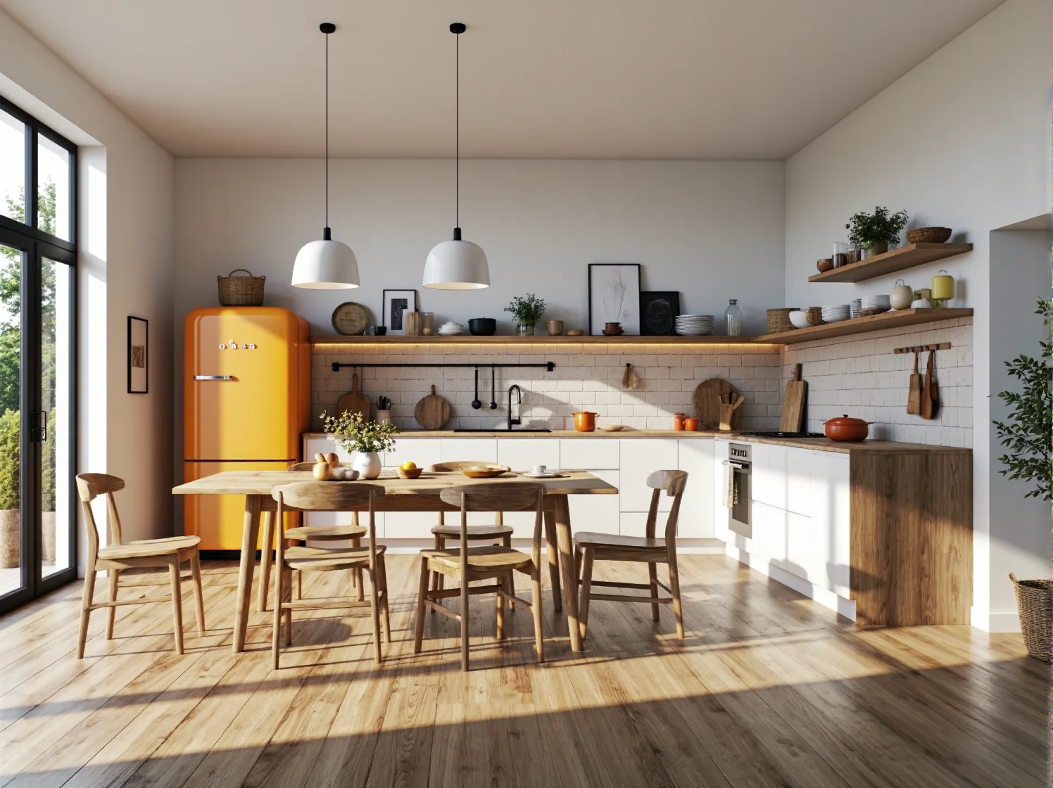 Wybór idealnej sofy do salonu w stylu minimalistycznym – model na cienkich, metalowych nogach.