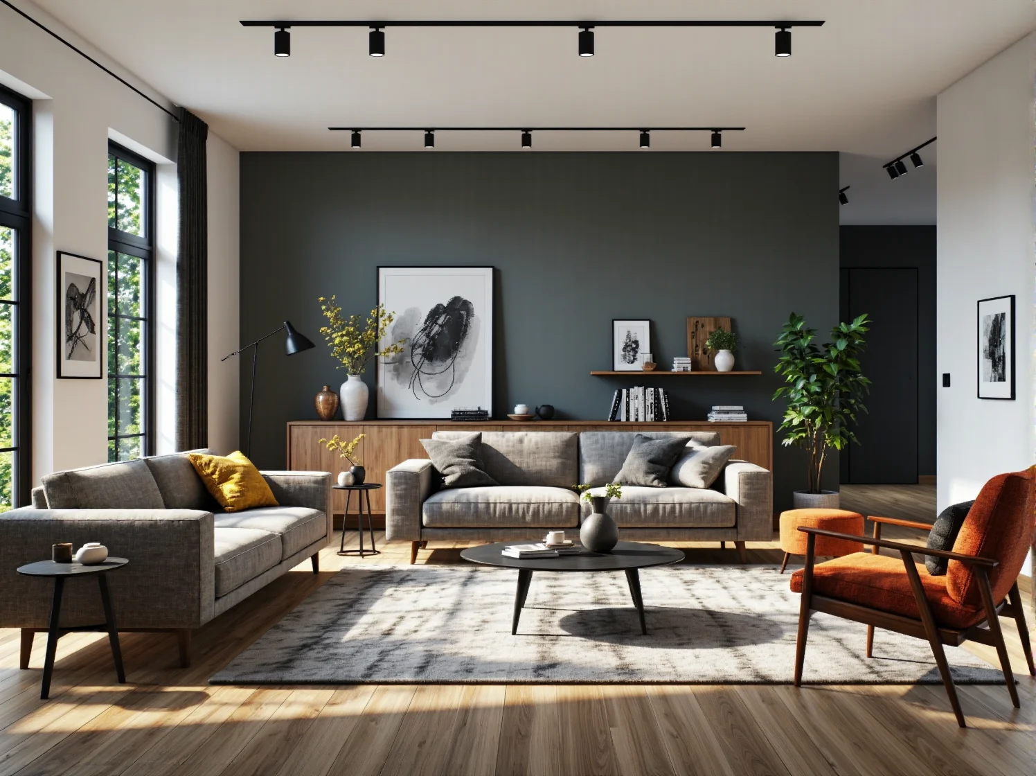 Inspiracja na modne wnętrze: połączenie nowoczesnych trendów z elementami retro w aranżacji kuchni.