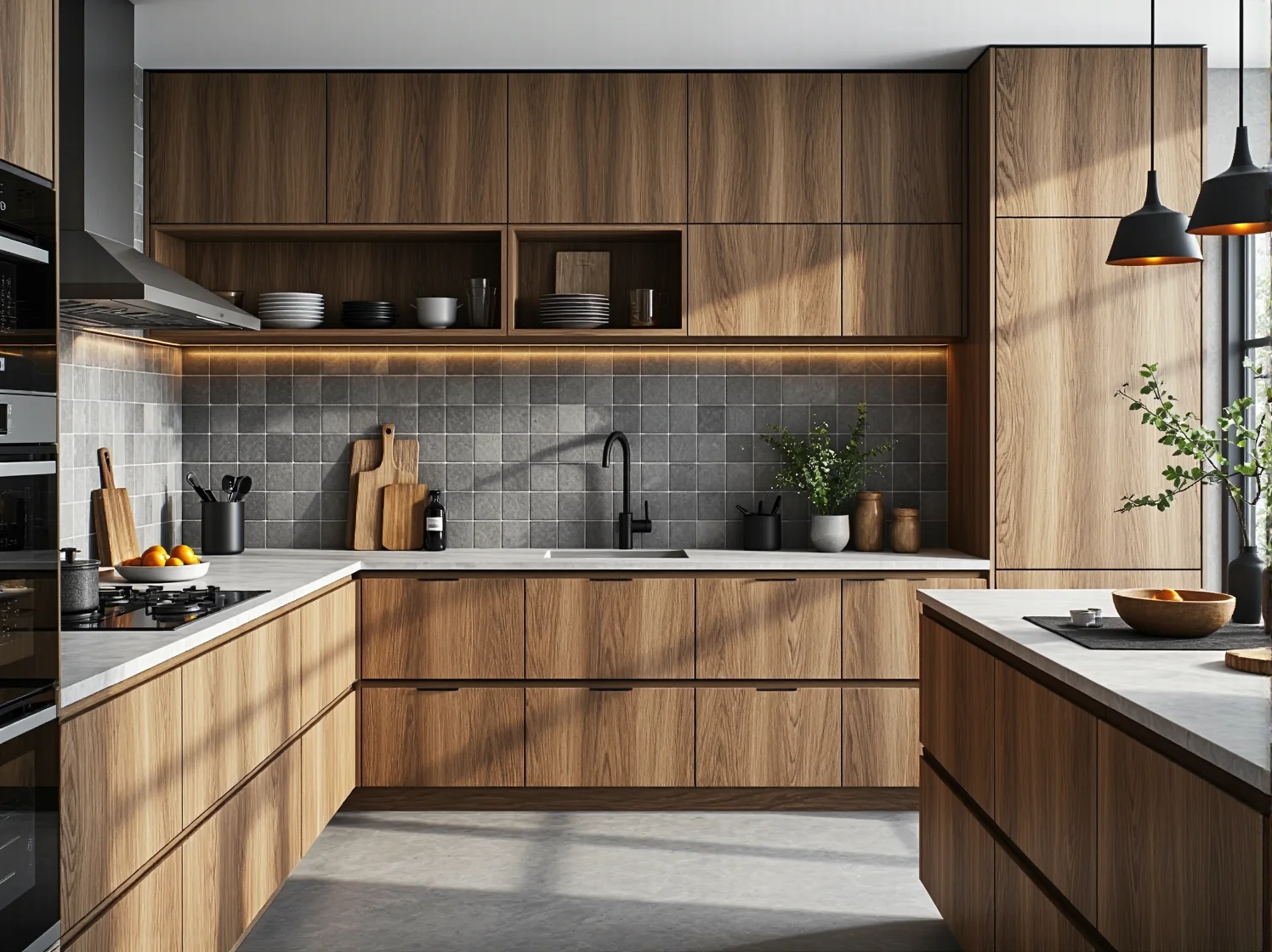 Jak konsumenci postrzegają ekologiczne meble? Przykład aranżacji kuchni w zgodzie z naturą i trendami.